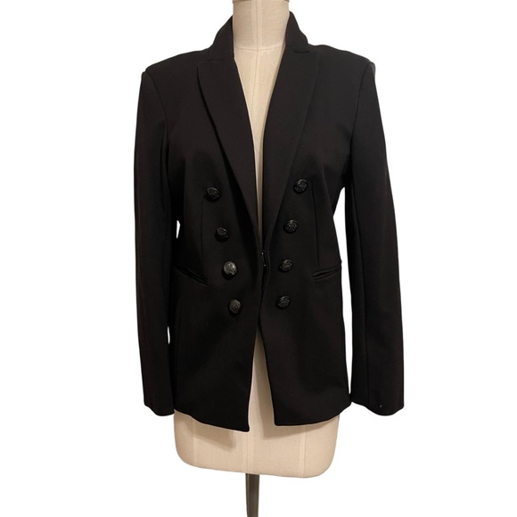 T Tahari Jackets & Blazers - ❤️ T. Tahari Black Ponte Tailcoat Military Style Blazer